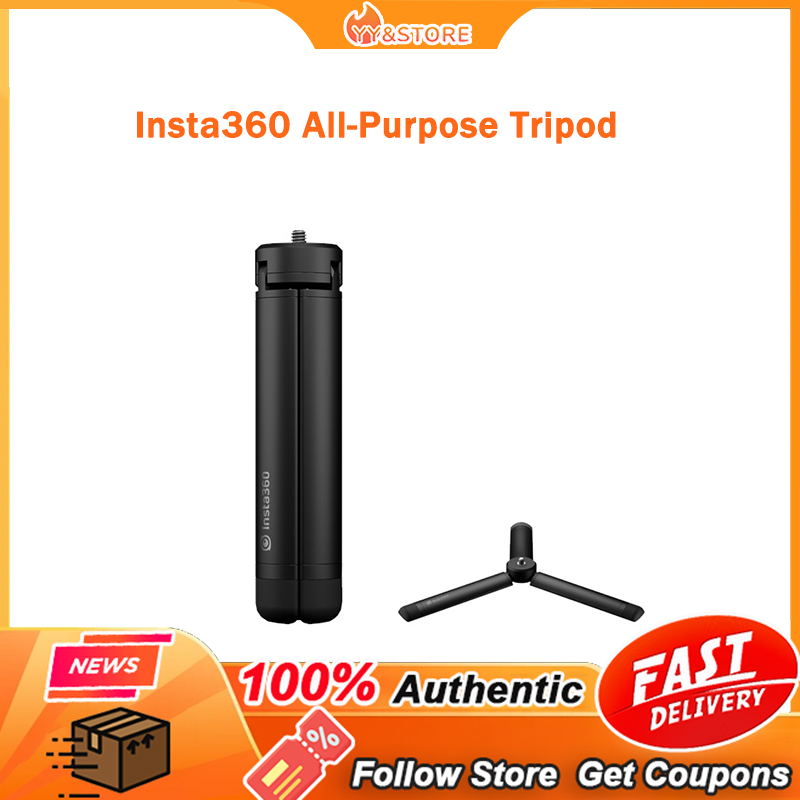 Insta360 All-Purpose ขาตั้งกล้องอุปกรณ์เสริมกล้องแบบพกพาผู้ถือขาตั้งขาตั้งกล้องสําหรับ insta360 ONE X5/X4/X3/X2/RS/GO3/ACE PRO 2/ACE PRO