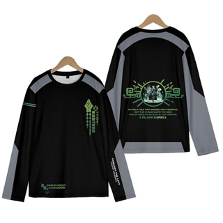 ใหม่ เสื้อยืดลําลอง แขนยาว พิมพ์ลายอนิเมะ Genshin Impact Alhaitham 3D ทรงหลวม สไตล์ญี่ปุ่น สําหรับผู้ชาย ผู้หญิง ทุกเพศ