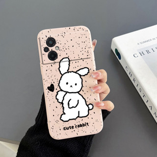 เคสโทรศัพท์มือถือ Tpu แบบนิ่ม พิมพ์ลายการ์ตูนกระต่าย และหัวใจ พร้อมสายคล้อง สําหรับ poco F5 PRO poco X5 PRO 5G poco M5S