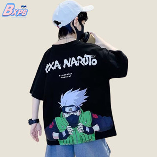 Bxpb เสื้อยืดลําลอง ผ้าฝ้าย แขนสั้น ระบายอากาศ ลายการ์ตูนอนิเมะ ทรงหลวม ใส่สบาย เหมาะกับฤดูร้อน สําหรับเด็กผู้ชาย 100-160 ซม.