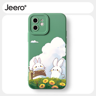 Jeero เคสไอโฟน เคสซิลิโคนนุ่มกันกระแทกน่ารักตลก เคสโทรศัพท์ Compatible for iPhone 15 14 13 12 11 Pro Max SE 2020 X XR XS 8 7 6 6S Plus พลัส HFF3329