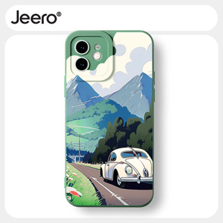 Jeero เคสไอโฟน เคสซิลิโคนนุ่มกันกระแทกน่ารักตลก เคสโทรศัพท์ Compatible for iPhone 15 14 13 12 11 Pro Max SE 2020 X XR XS 8 7 6 6S Plus พลัส HFF3328