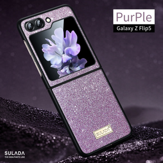 เคสโทรศัพท์มือถือ ประดับเพชร วิบวับ แฟชั่น สําหรับ Samsung Galaxy Z Flip 5