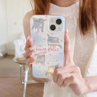 เคสโทรศัพท์มือถือ ลายการ์ตูนน่ารัก สีฟ้า สําหรับ iPhone 11 12 12pro 12promax 13 13pro 13promax 14 14pro 14promax