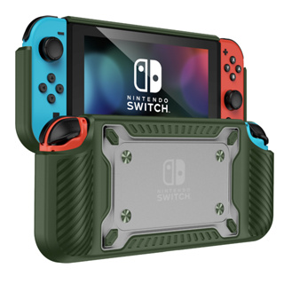 เคสซิลิโคนใส แบบนิ่ม กันลื่น สําหรับ Nintendo Switch OLED