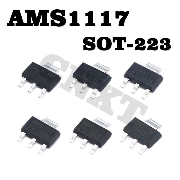 10 ~ 50PCS AMS1117 AMS1117-3.3V AMS1117-ADJ AMS1117-1.8V AMS1117-1.2V AMS117-5.0V AMS1117-2.5V ชิปแร