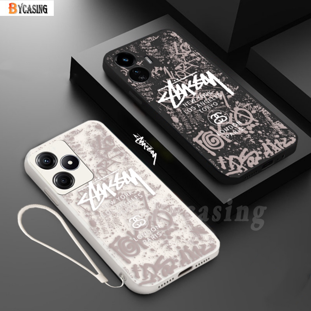 เคสโทรศัพท์มือถือ ยางนิ่ม ลายกราฟฟิตี้ สําหรับ Realme Note 50 C51 C53 Realme 10 C55 C35 C33 C31 C30 C21Y C25Y C11 C25 C17 C15 C12 C2 Realme8i 7i 5 6i 7 Pro 50A