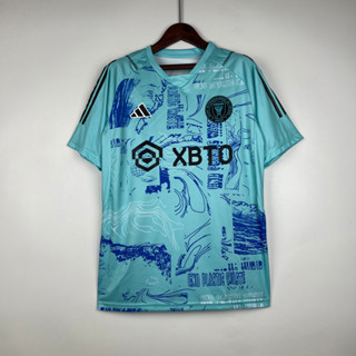 เสื้อกีฬาแขนสั้น ลายทีมชาติฟุตบอล Major League Inter Miami CF Special Edition Jersey Lionel Messi MLS ปี 2023-24