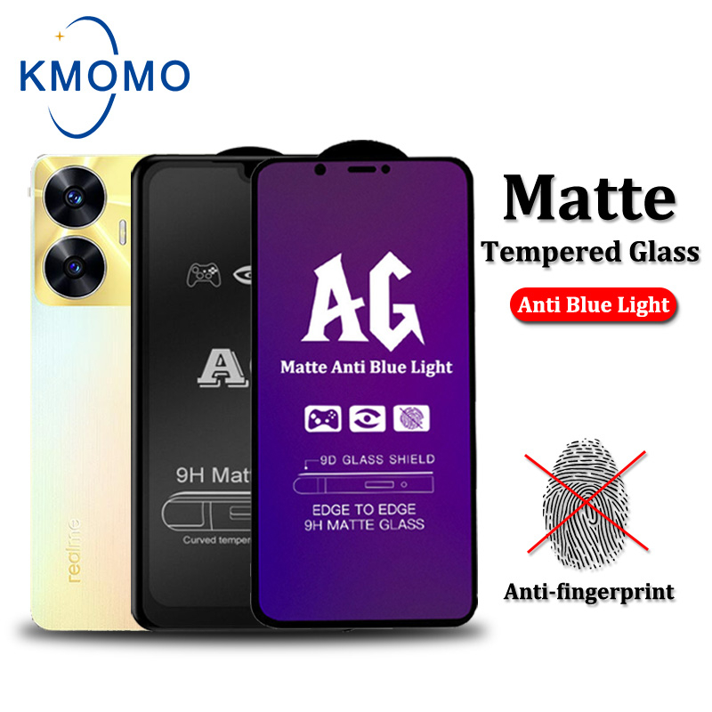 ฟิล์มกระจก ด้าน AG Realme C67 C53 C55 C51 C33 C30s C35 C30 C25 C25s C21y C25y C11 2021 C15 C12 C21 C20 C17 ฟิล์มถนอมสายตา กรองแสง ฟิล์มเต็มจอ ฟิล์มเล่นเกมส์