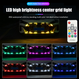 【ใหม่】สายไฟ Led RGB หลากสีสัน พร้อมรีโมตคอนโทรล สําหรับตกแต่งรถยนต์