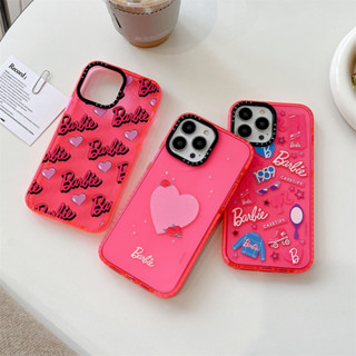 CASE.TIFY Barbie Air cushion protection Phone Case for iphone 14 14Plus 14pro 14promax 13 13pro 13promax 12 12pro 12promax cute for iphone 11 11pro 11promax x xr xsmax Cute phone case cute Girl INS Elegant style popular pink