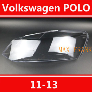 FOR Volkswagen POLO 11-13  Headlight transparent Lens Cover /Frontbumper Headlamp light lens / headlamp cover ฝาครอบไฟหน้า / ฝาครอบไฟหน้าตรงรุ่น สำหรับ / ฝาครอบไฟหน้าสําหรับ / ฝาครอบเลนส์ไฟหน้า รถยนต์สําหรับ / เลนส์ไฟหน้า