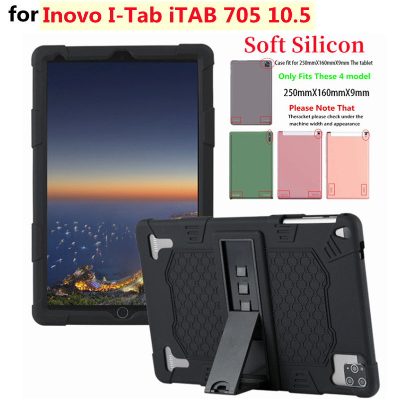 For Inovo I-Tab iTAB 705 10.5-inch Stand Case Cute Cartoon High Quality Protective Case Newest TPU Shell Cover