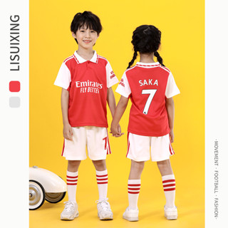 เลขที่ 7 Saka No. เสื้อกีฬาแขนสั้น ลายทีมชาติฟุตบอล Harry Kane No.10 10 Pulisic Hotspur ชุดเยือน สําหรับเด็ก