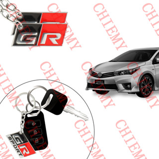 พวงกุญแจ จี้โลหะ สําหรับ Toyota GR Sport