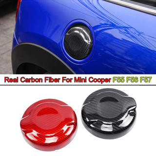 สติกเกอร์คาร์บอนไฟเบอร์ ติดฝาถังน้ํามัน อุปกรณ์เสริม สําหรับรถยนต์ Mini Cooper F55 F56 F57