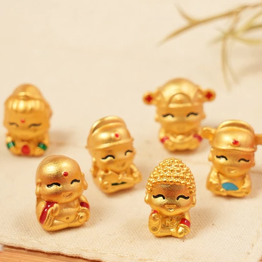 ลูกปัดทราย สีทอง อุปกรณ์ทำสร้อยข้อมือ thumbnail 3