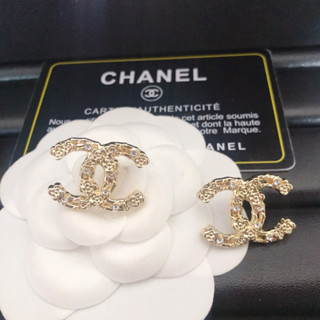 Chanel ต่างหู ลายดอกคามิเลีย คุณภาพสูง หรูหรา สําหรับผู้หญิง103335