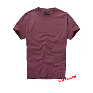 Abercrombie &amp; Fitch เสื้อยืดผู้ชาย เสื้อยืด