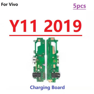 (9 มม.) ใหม่ บอร์ดเชื่อมต่อที่ชาร์จ USB พร้อมไมโครโฟน แบบเปลี่ยน สําหรับ Vivo Y11 2019