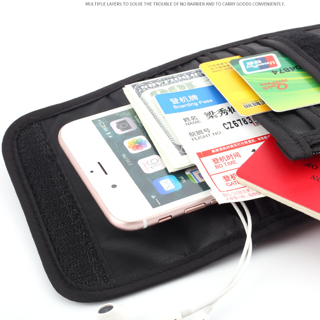 Yipinu กระเป๋าใส่หนังสือเดินทาง ผ้าไนล่อน กันน้ํา กันขโมย สําหรับใส่บัตร RFID
