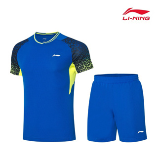 เสื้อกีฬาแบดมินตัน Li Ning ดูดซับเหงื่อ ระบายอากาศได้ดี แบบแห้งเร็ว แฟชั่นฤดูร้อน สําหรับผู้ชาย และผู้หญิง 2023