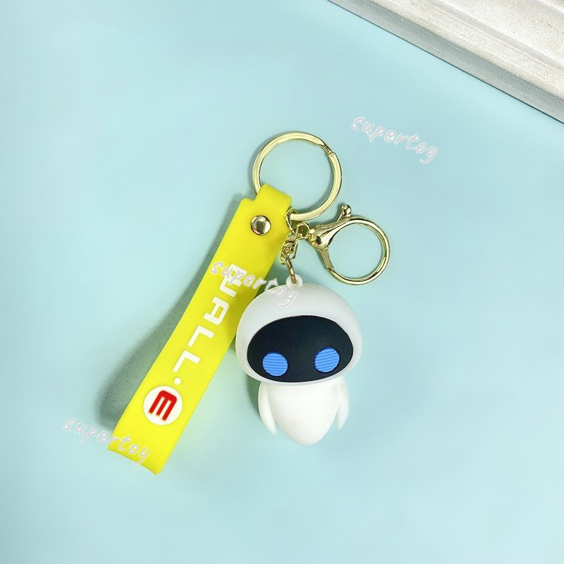 พวงกุญแจ: Disney - Wall-E EVE Action Figure Toys