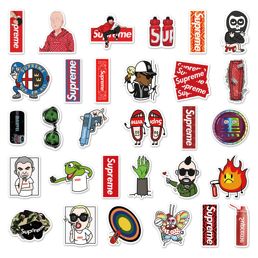 50 ชิ้นตลกแฟชั่นสติกเกอร์กันน้ํา DIY สําหรับโทรศัพท์แล็ปท็อปรถสติกเกอร์ Creative Home Decal