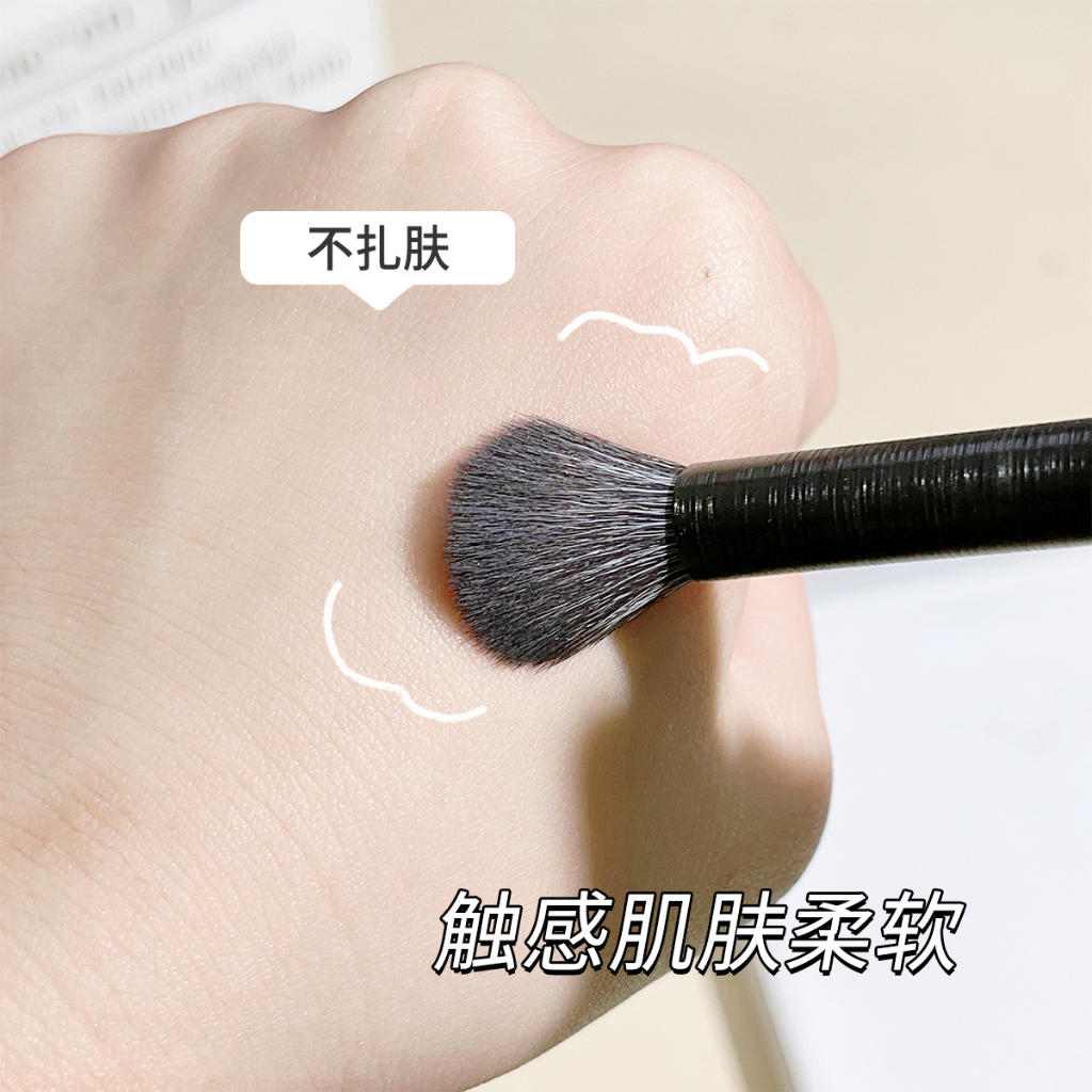 JONBOS แปรง แต่งหน้าด้ามไม้ เส้นใยละเอียด แปรงล้างหน้า มือใหม่ใช้งานง่าย แปรงทาสี NO. J033 - รูปที่ 3