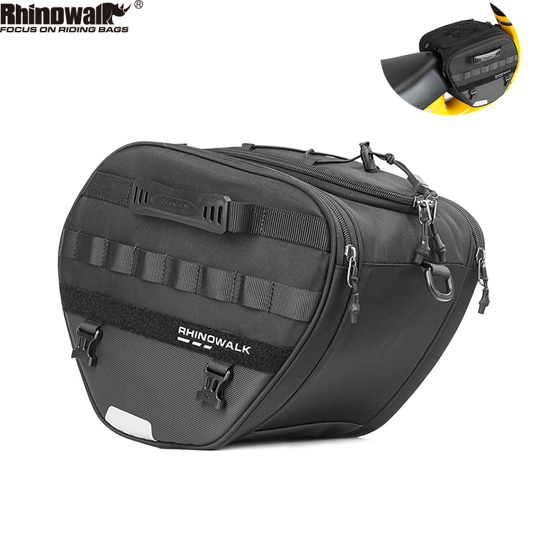 Rhinowalk waterproof Multifunctional Motorcycle Scooter  tunnel bag Motorcycle tail bag Storage