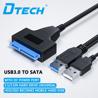 Dtech อะแดปเตอร์สายเคเบิลคู่ USB3.0 เป็น SATA 2.5 นิ้ว 3.5 นิ้ว สําหรับเราเตอร์คอมพิวเตอร์ PS3 PS4 XBOX