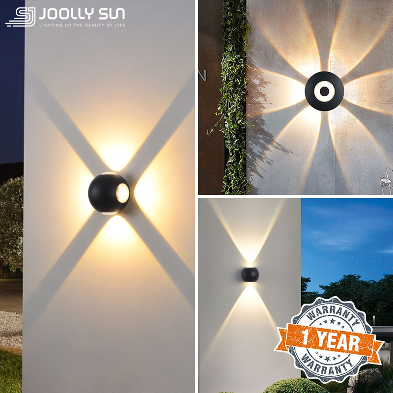 โคมไฟติดผนัง LED กันน้ํา สไตล์โมเดิร์น สําหรับติดตกแต่งผนังบ้าน สวน ลานประตูบ้าน ในร่ม