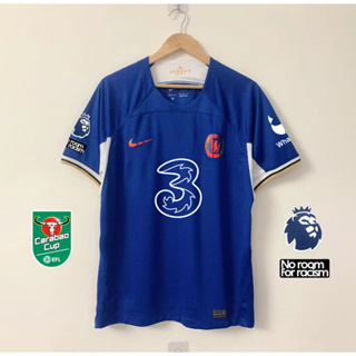 เสื้อกีฬาแขนสั้น ลายทีมชาติฟุตบอล Chelsea 23 24 ชุดเหย้า ไซซ์ S - 4XL