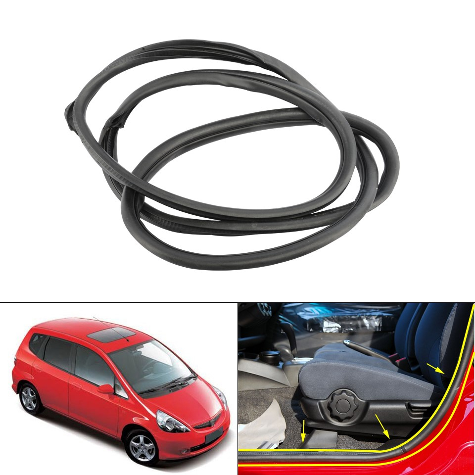ยางในประตูรถยนต์ สําหรับ honda jazz fit 2003 2004 2005 2006 2007 2008 GD1 GD3