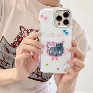 เคสโทรศัพท์มือถือ ลายการ์ตูนคิตตี้ สําหรับ iPhone 11 12 12pro 12promax 13 13pro 13promax 14 14pro 14promax