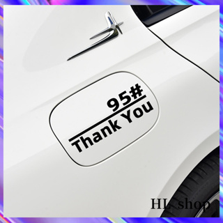 Hl สติกเกอร์ตัวเลข 95 กันน้ํา สําหรับติดตกแต่งฝาถังน้ํามันเชื้อเพลิงรถยนต์