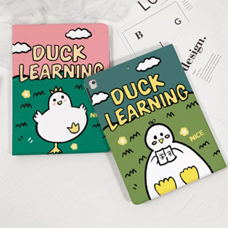 【Duck】เคสไอแพด พร้อมที่ใส่ปากกา air1 Air2 9.7 gen7 Gen8 gen9 10.2 mini6 เคสไอแพด air4 Air5 10.9 pro11 air3 10.5 case เคสหลังใส