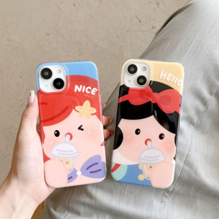 เคสโทรศัพท์มือถือ PC แข็ง ลายการ์ตูนดิสนีย์ สโนว์ไวท์ สําหรับ iPhone 14 Pro max case 13 Pro max 12 Pro max 14 Pro 13 Pro 12 Pro 11 12 13 14