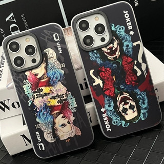 【Double IMD Hard case/Joker】เคส compatible for iPhone 11 12 13 14 pro max case