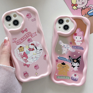 เคส OPPO a78 a17 a17k a77 a77s a57 2022 Reno8z Reno8 Reno7z Reno7 A15 A96 A12 A9 2020 a96 A76 A55 A74 A5S A3S A15s A94 A16 A53 A9 A5 2020 A54 A7 A31 A92 A33 A36 Reno4 Reno5 Reno6z เคส OPPO ขอบครีม cartoon KT cat เคสโทรศัพท์มือถือ