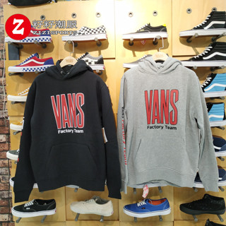 Vans เสื้อกันหนาว มีฮู้ด ผ้าฝ้าย พิมพ์ลาย สําหรับผู้ชาย และผู้หญิง