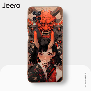 Jeero เคสซัมซุง เคสซิลิโคนนุ่มขอบเหลี่ยมกันกระแทกการ์ตูนอนิเมะตลก เคสโทรศัพท์ SAMSUNG A03 A12 A13 A51 A32 A52 A52S 5G M12 M32 พลัส HFE2556