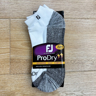 Footjoy ถุงเท้ากอล์ฟ มืออาชีพ ถุงเท้ากอล์ฟ ดูดซับเหงื่อ FJ ถุงเท้ากีฬาผู้ชาย 2 คู่