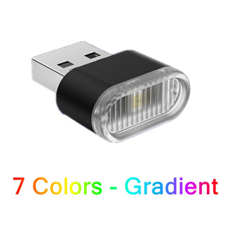 โคมไฟนีออน LED 5V ชาร์จ USB ขนาดเล็ก สําหรับตกแต่งภายในรถยนต์