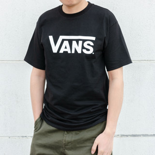 Vans เสื้อยืดลําลอง ผ้าฝ้าย แขนสั้น คอกลม พิมพ์ลายตัวอักษร สไตล์คลาสสิก แฟชั่นสําหรับผู้ชาย และผู้หญิง