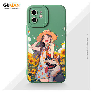 GUMAN เคสไอโฟน เคสซิลิโคนนุ่มกันกระแทกการ์ตูนน่ารักตลก เคสโทรศัพท์ Compatible for iPhone 15 14 13 12 11 Pro Max SE 2020 X XR XS 8 7 6 6S Plus พลัส XYM2253