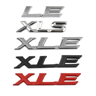 【Toyota】สติกเกอร์โลโก้โลหะ Sienna LE XLS XLE ไฮเอนด์ สําหรับติดท้ายรถยนต์ Toyota Sienna Alphard Camry