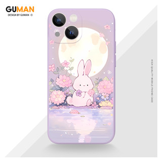 GUMAN เคสไอโฟน เคสซิลิโคนนุ่มกันกระแทกการ์ตูนน่ารักตลก เคสโทรศัพท์ Compatible for iPhone 15 14 13 12 11 Pro Max SE 2020 X XR XS 8 7 6 6S Plus พลัส XYM2246