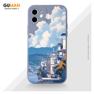 GUMAN เคสไอโฟน เคสซิลิโคนนุ่มกันกระแทกการ์ตูนน่ารักตลก เคสโทรศัพท์ Compatible for iPhone 15 14 13 12 11 Pro Max SE 2020 X XR XS 8 7 6 6S Plus พลัส XYM2247