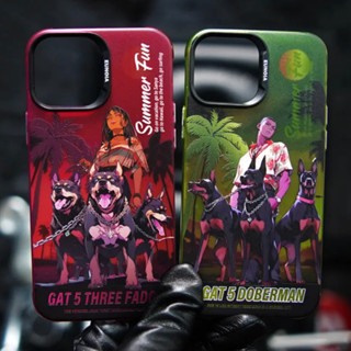 【four corners Anti-fall/Hard case/Dogs】 เคส compatible for iPhone 11 12 13 14 pro max case